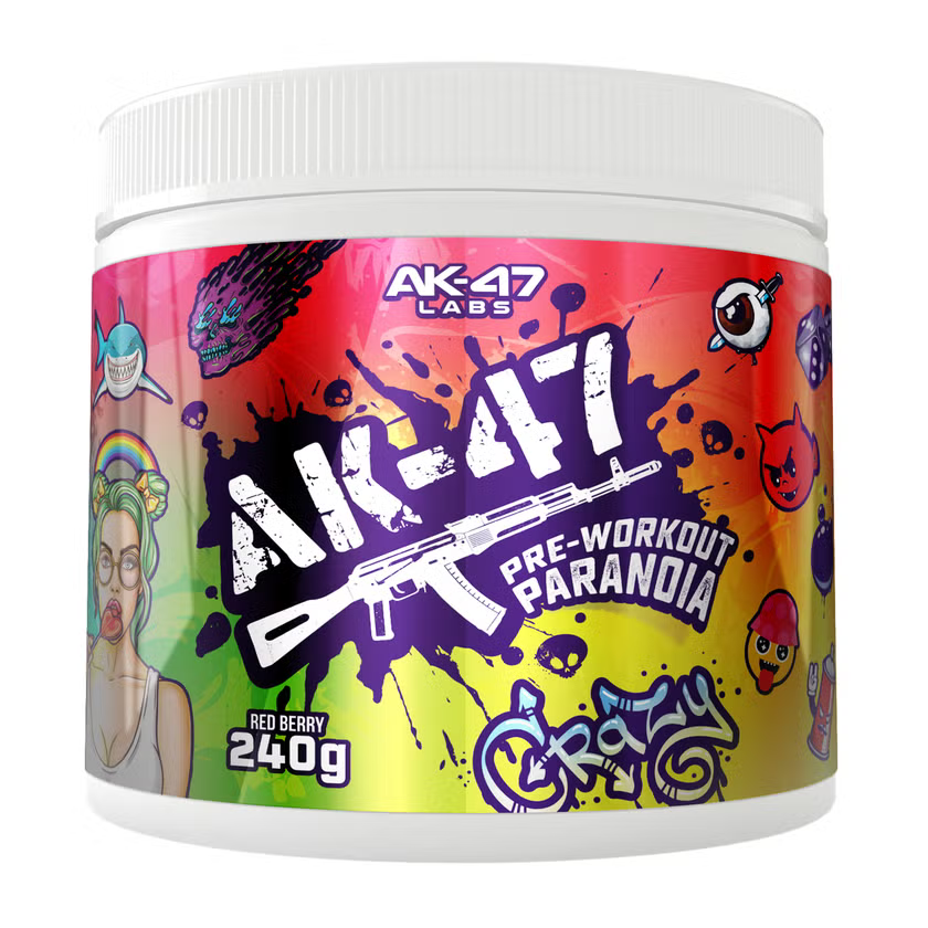 AK47 Labs Pre Workout Paranoia 240g – Evercastle Nutrition