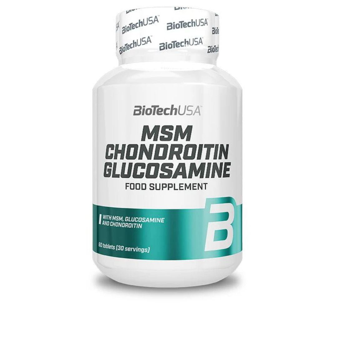BioTechUSA MSM Chondroitin Glucosamine 60 Tabletten