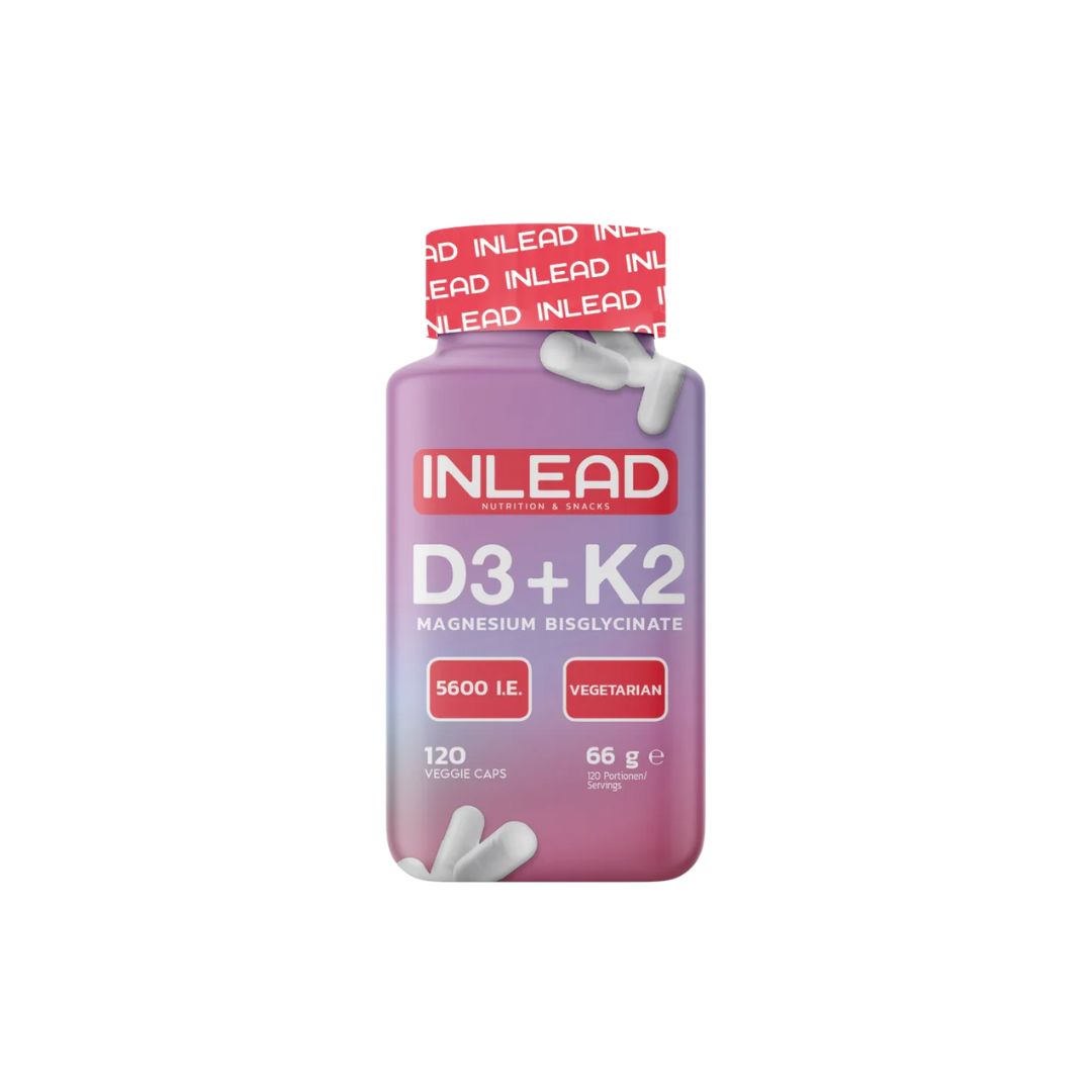 Inlead Vitamin D3 + K2 + Magnesium 120 Caps