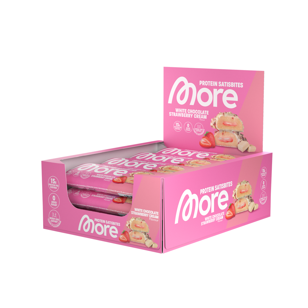 More Nutrition Protein Satisbites 12x50g