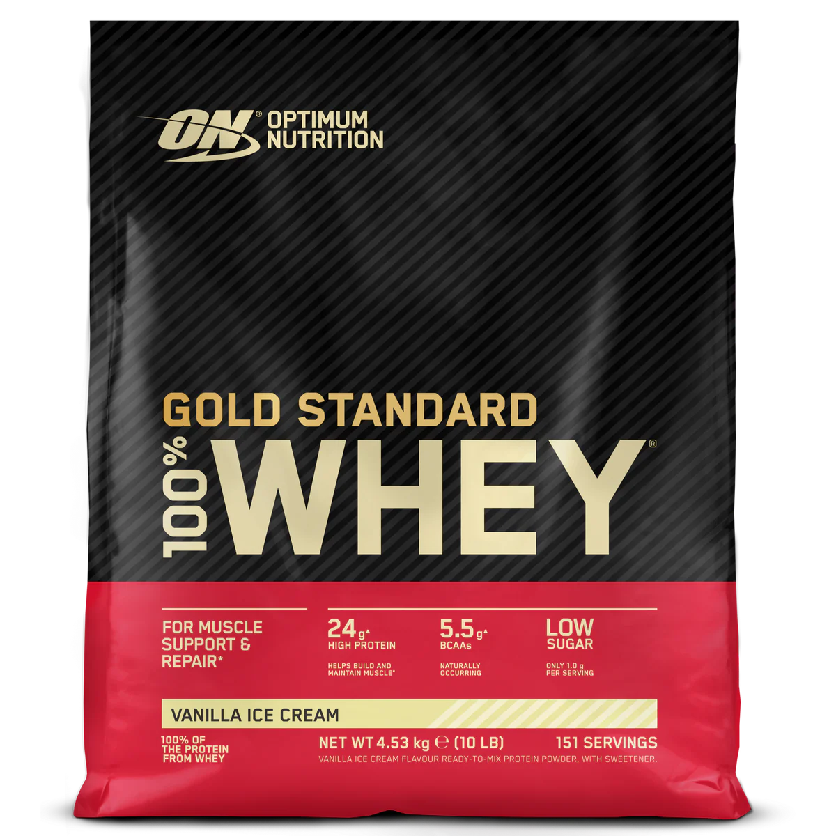 Optimum Nutrition Gold Standard Whey 100% Whey Protein 4530g