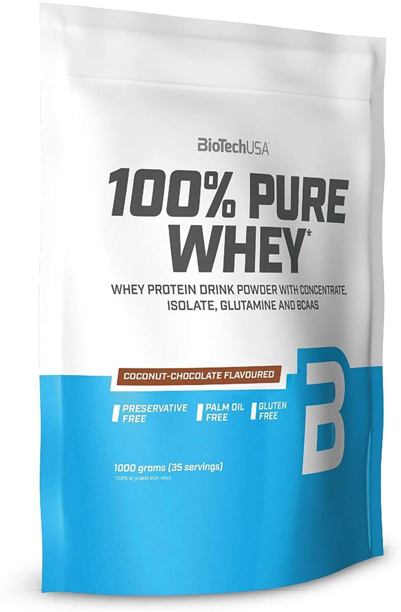BioTechUSA 100% Pure Whey 1000g – Evercastle Nutrition