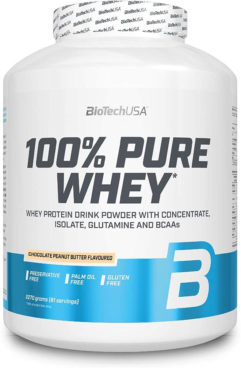 BioTechUSA 100% Pure Whey 2270g – Evercastle Nutrition