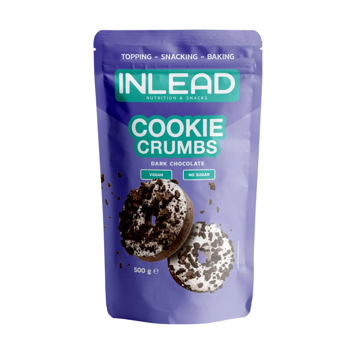 Inlead Cookie Crumbs 500g Dark Chocolate