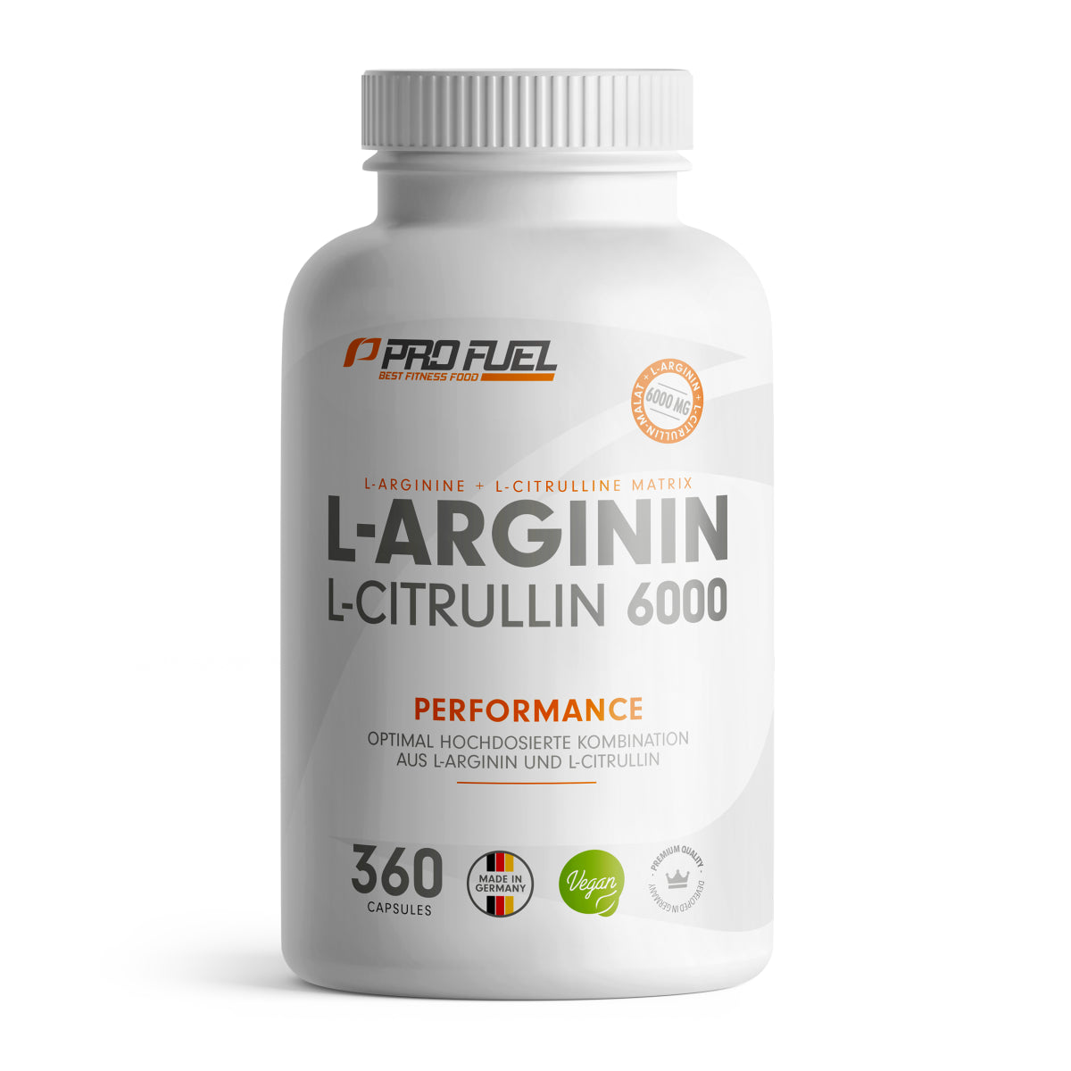 Profuel L Arginin L Citrullin 6000 360 Kapseln