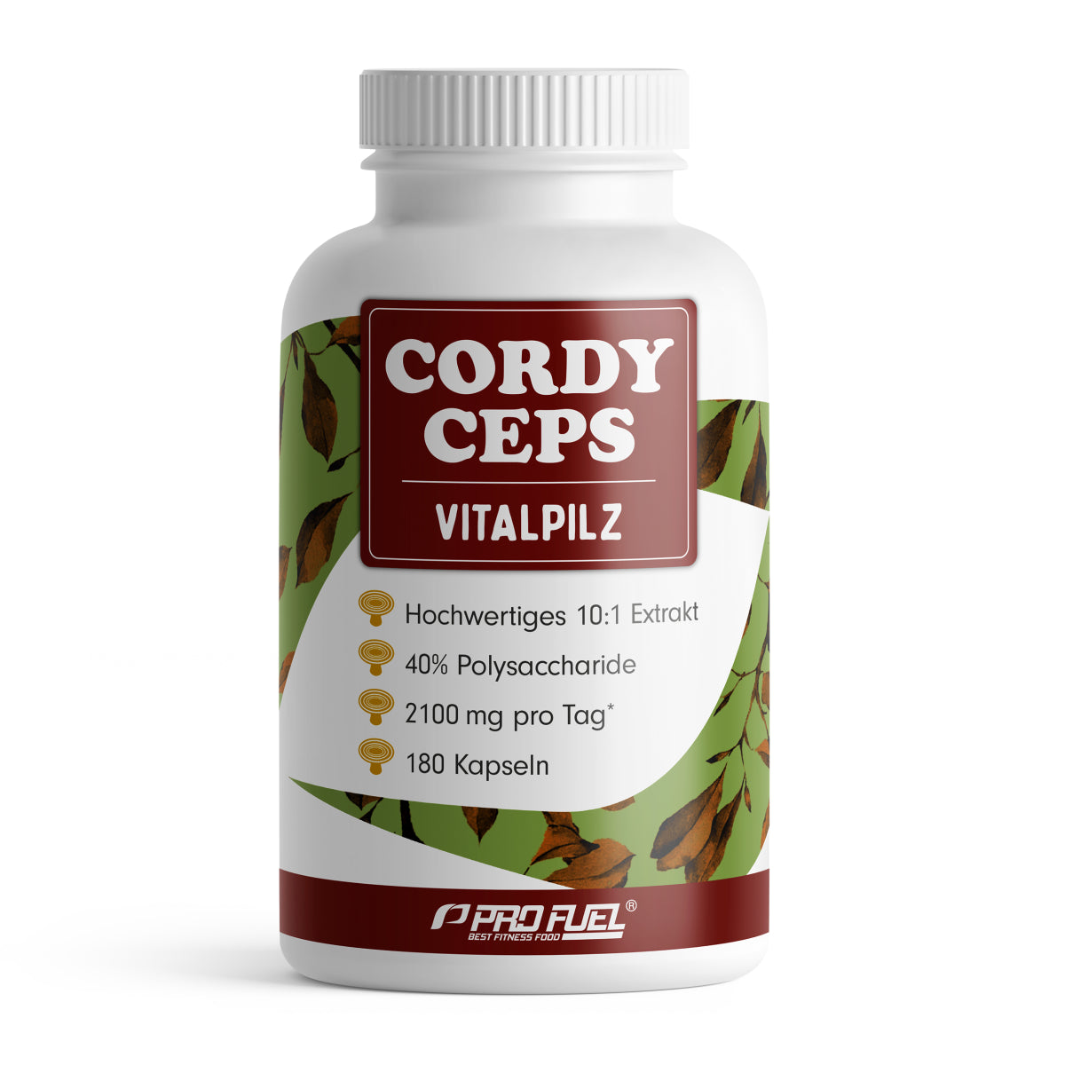 ProFuel Vitalpilz Cordyceps 180 Kapseln – Evercastle Nutrition