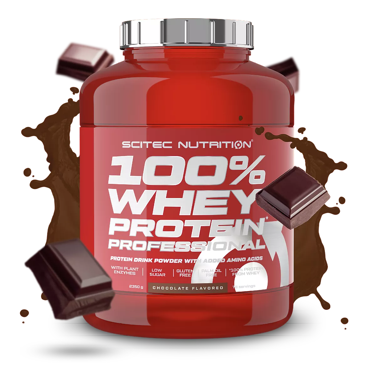 Scitec 100% Whey Professional 2350g – Evercastle Nutrition