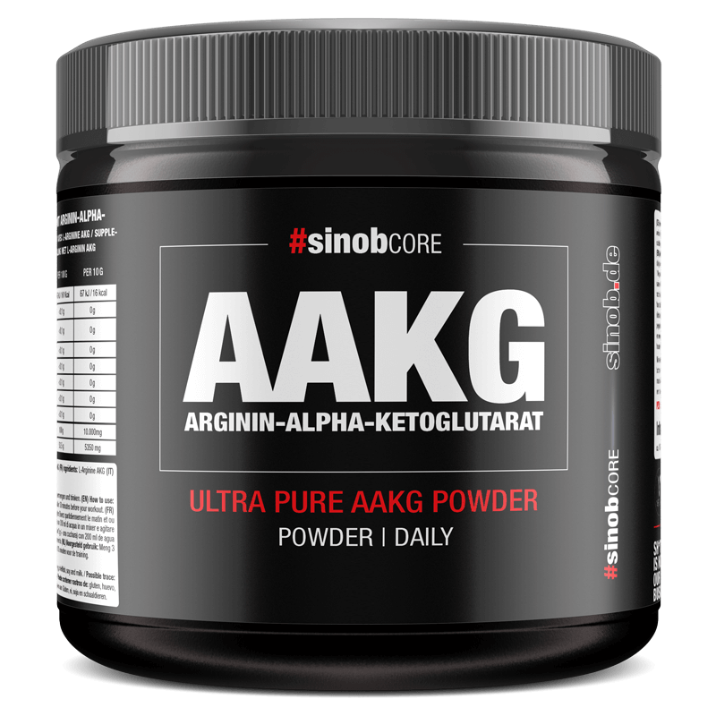 Sinob Core Arginin AAKG Pulver 300g – Evercastle Nutrition
