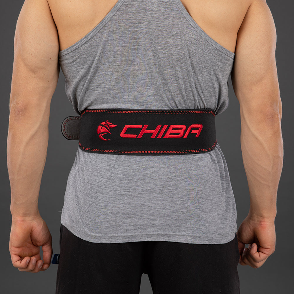 Chiba Belt 40810 Black Red