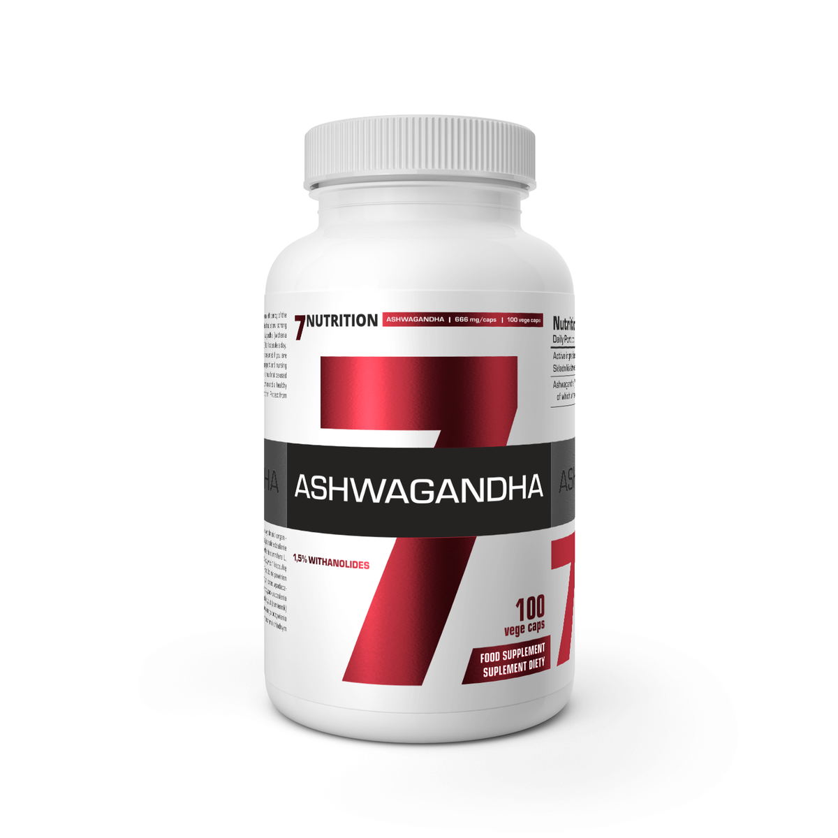 7 Nutrition Ashwaghanda 100 veg. Kapseln – Evercastle Nutrition