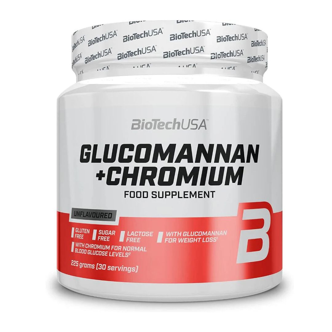 BioTechUSA Glucomannan + Chrom 225g Unflavored