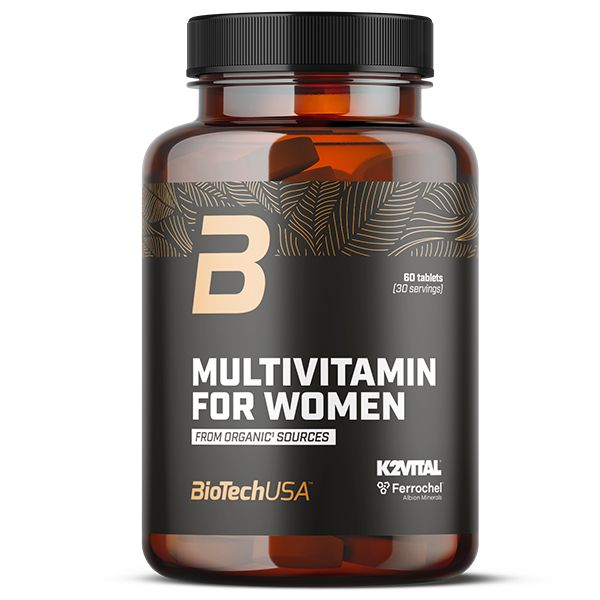 BioTechUSA Organic Multivitamin for Women 60 Tabl.
