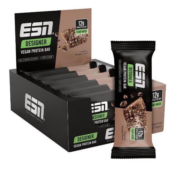 ESN Designer Vegan Protein Bar 12 x 55g