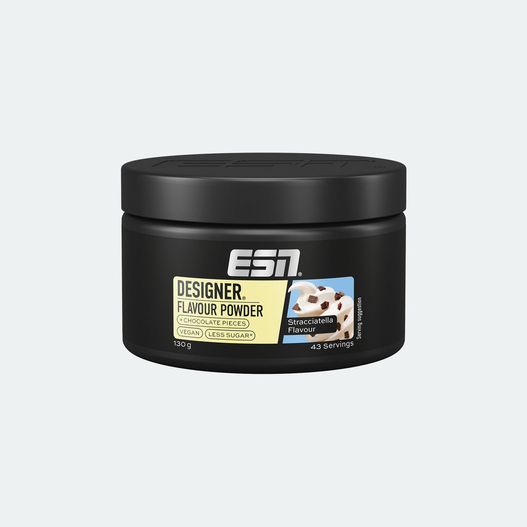 ESN Designer Flavor Powder 130 g Stracciatella – aktuelle Verpackung – Evercastle Nutrition