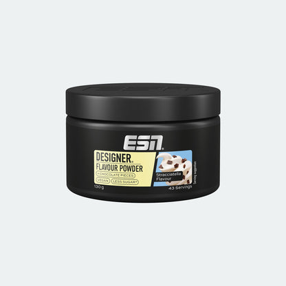ESN Designer Flavor Powder 130 g Stracciatella – aktuelle Verpackung – Evercastle Nutrition