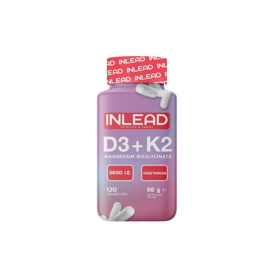 Inlead Vitamin D3 + K2 + Magnesium 120 Caps