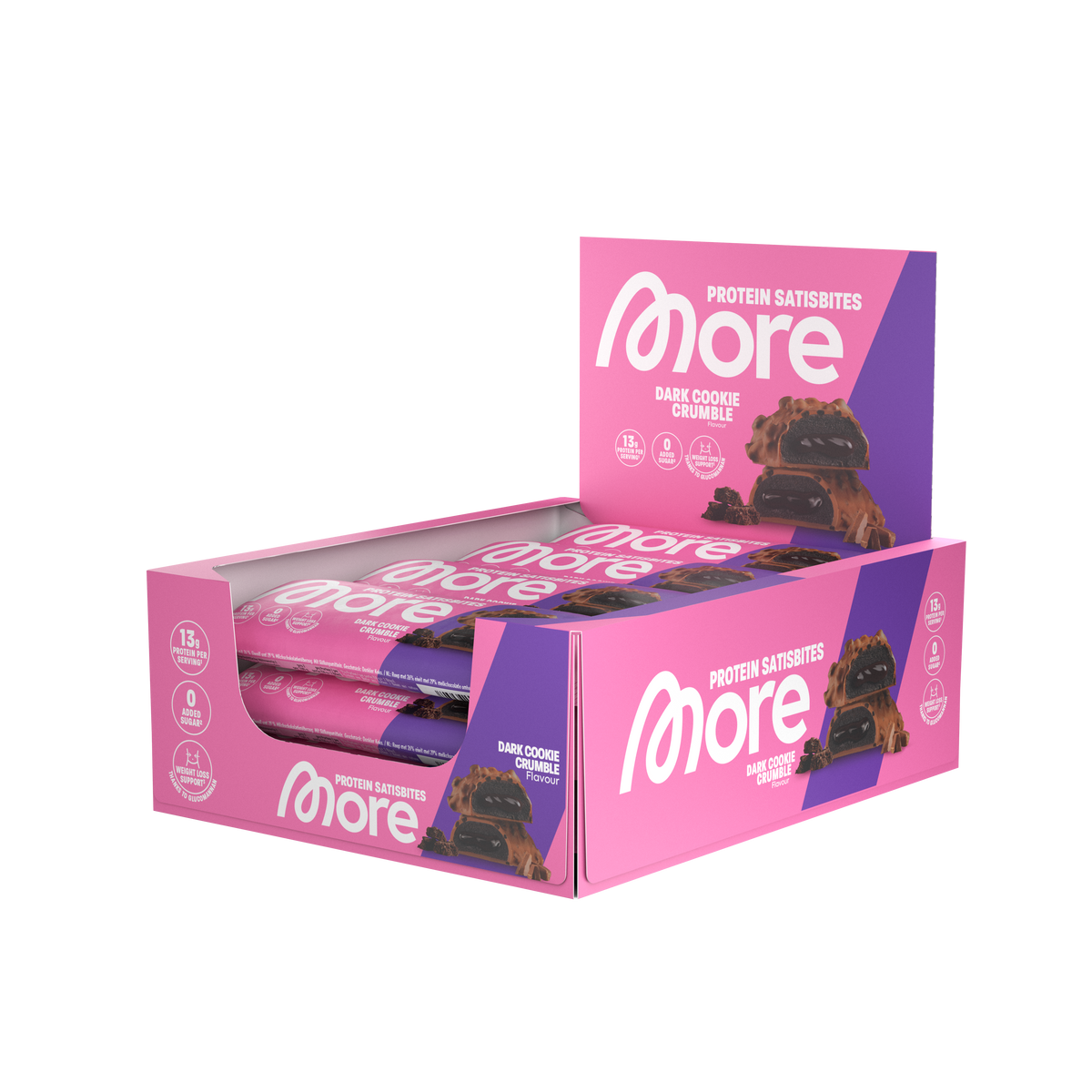 More Nutrition Protein Satisbites 12x50g