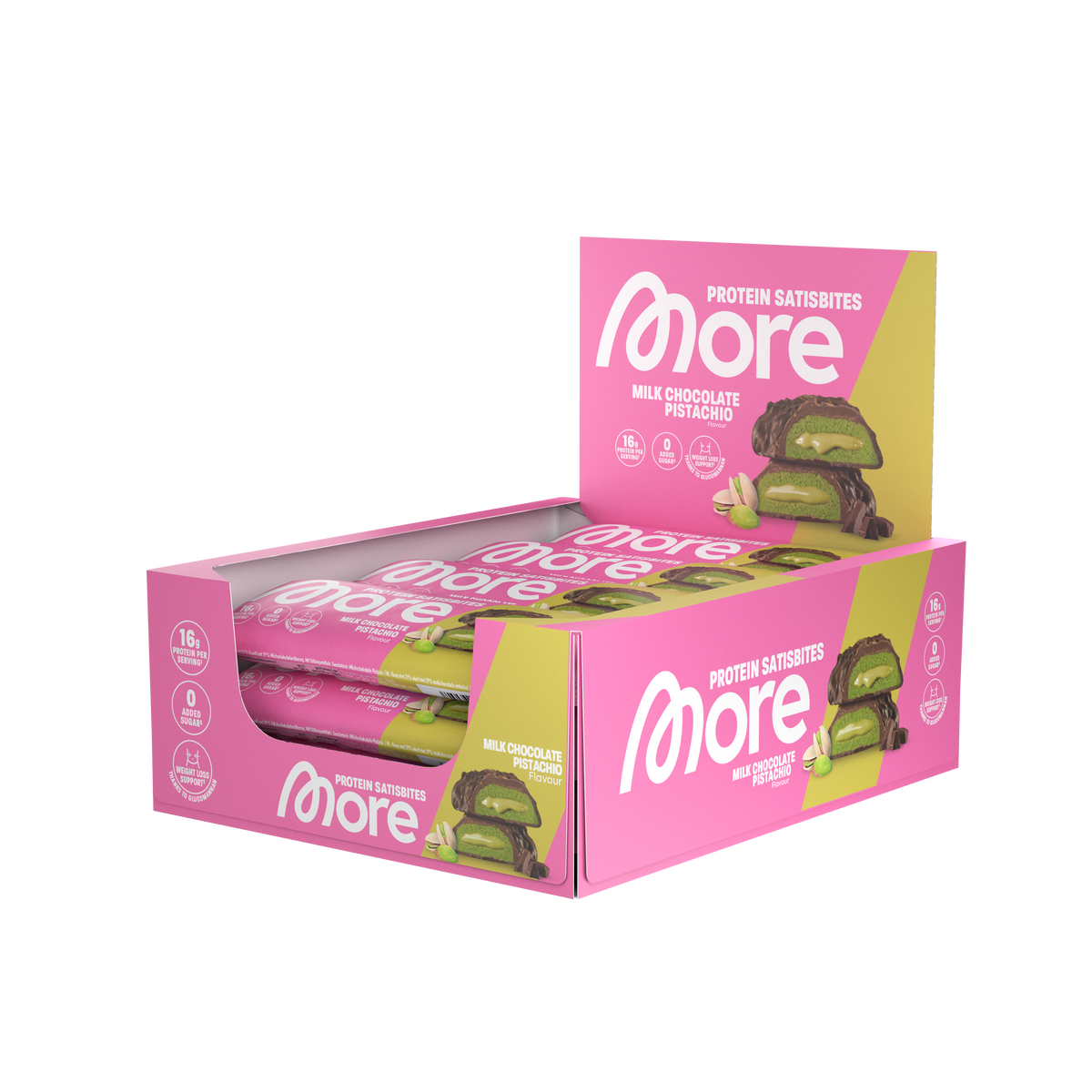 More Nutrition Protein Satisbites 12x50g