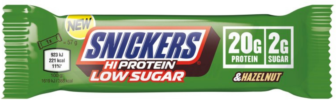 Snickers LOW SUGAR! HI PROTEIN! 57g