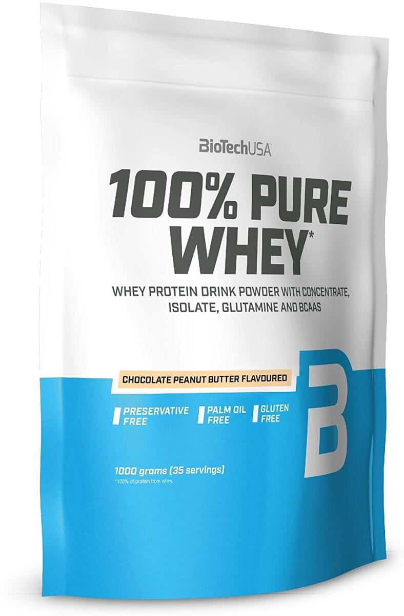 BioTechUSA 100% Pure Whey 1000g – Evercastle Nutrition