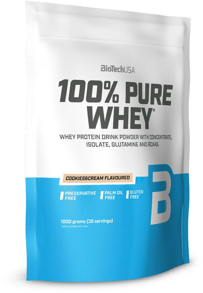 BioTechUSA 100% Pure Whey 1000g – Evercastle Nutrition