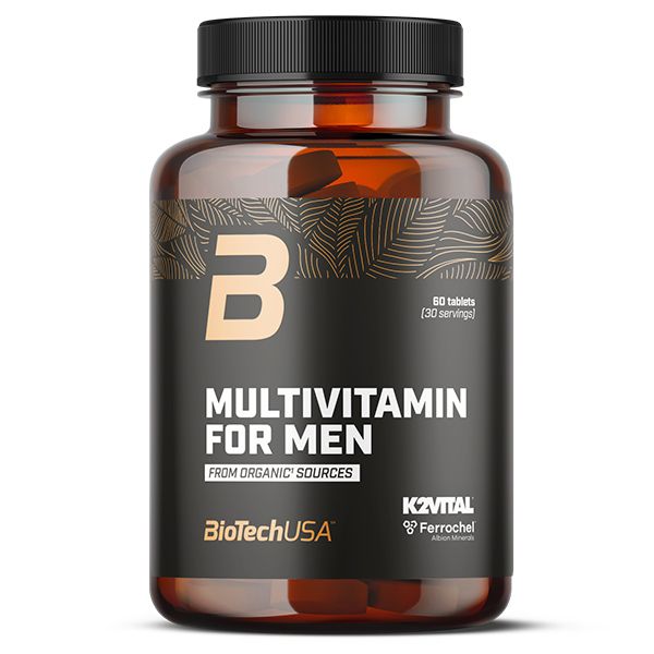 BioTechUSA Organic Multivitamin for Men 60 Tabl. – Evercastle Nutrition