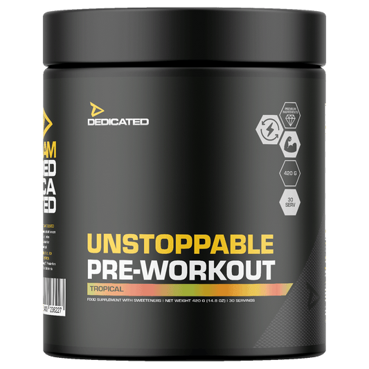 Dedicated Unstoppable Pre-Workout Tropical – Evercastle Nutrition