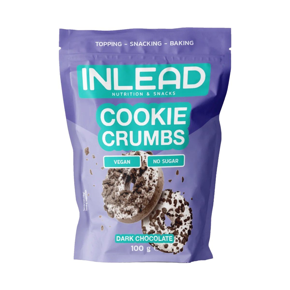 Inlead Cookie Crumbs 100g Dark Chocolate – Evercastle Nutrition