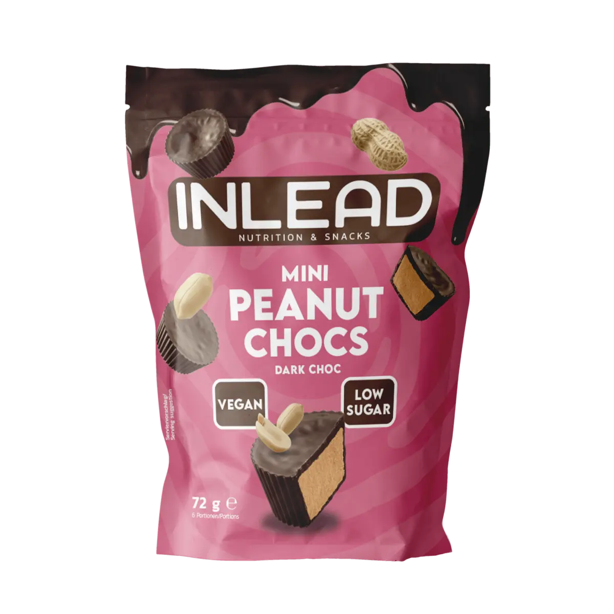 Inlead Mini Peanut Chocs 72g