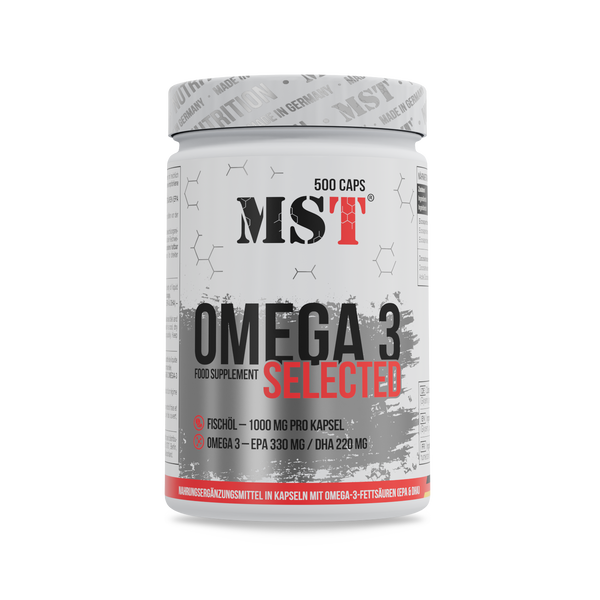 MST Omega 3 Selected 500 Caps