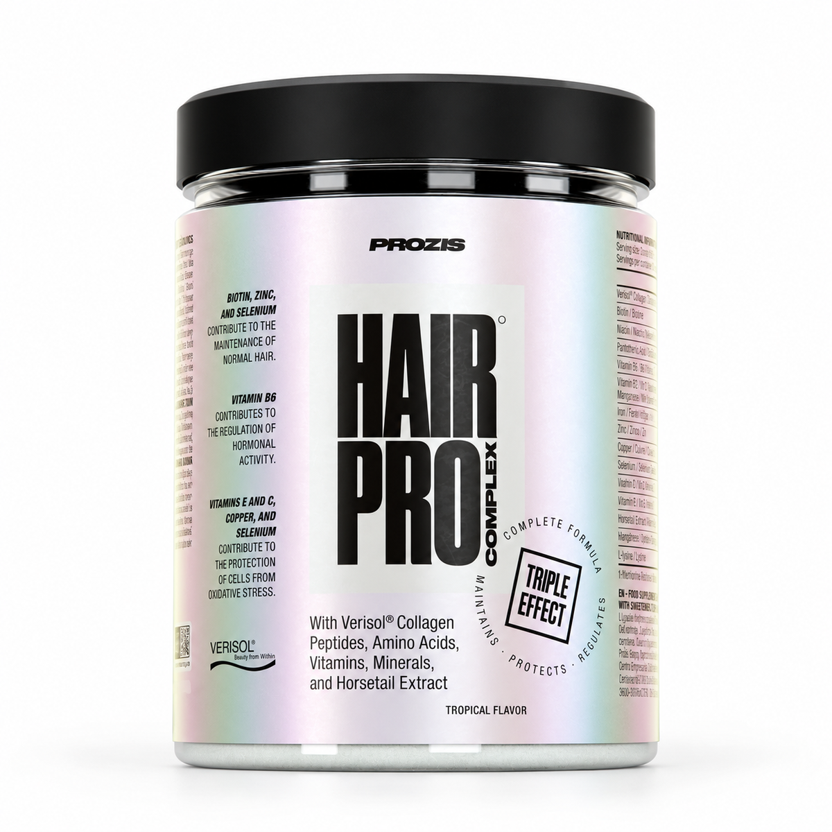 Prozis Hair Pro Complex 360g – Tropical – Studio-Produktfoto