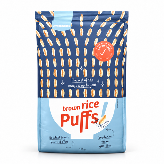 Prozis Brown Rice Puffs 125g – Studio-Produktfoto