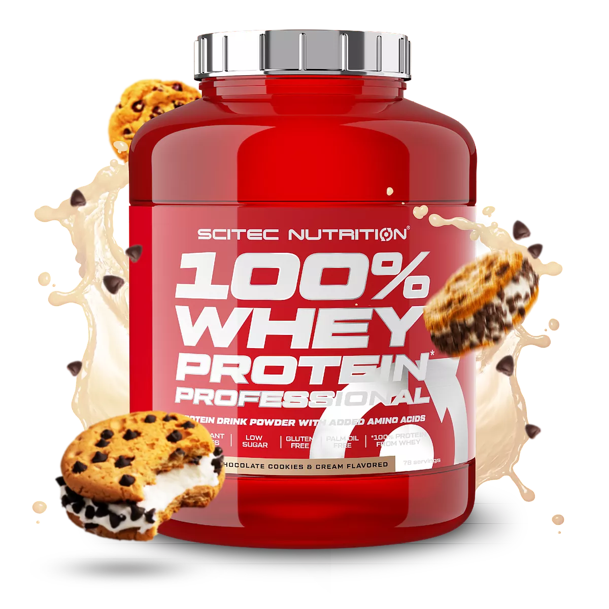 Scitec 100% Whey Professional 2350g – Evercastle Nutrition
