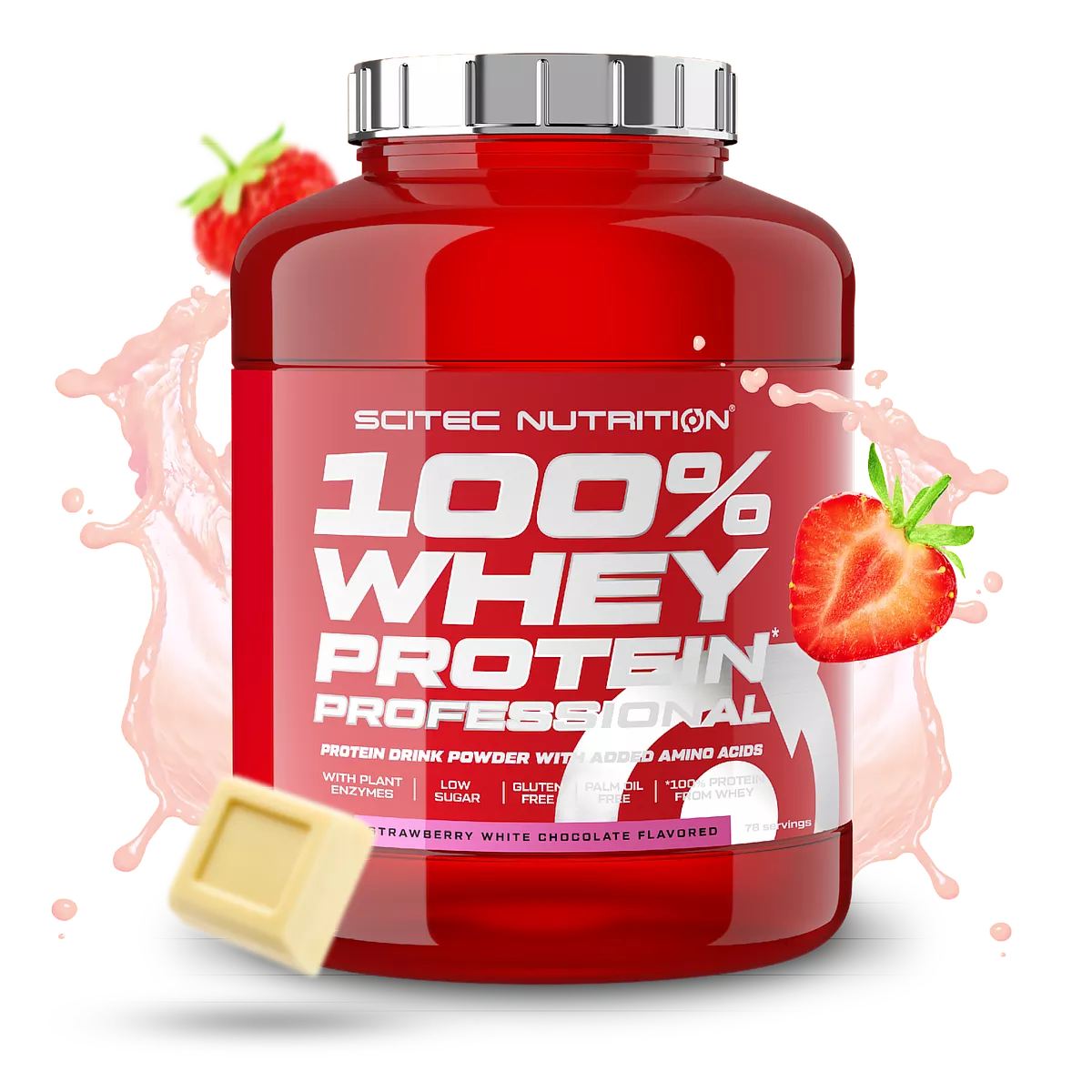 Scitec 100% Whey Professional 2350g – Evercastle Nutrition