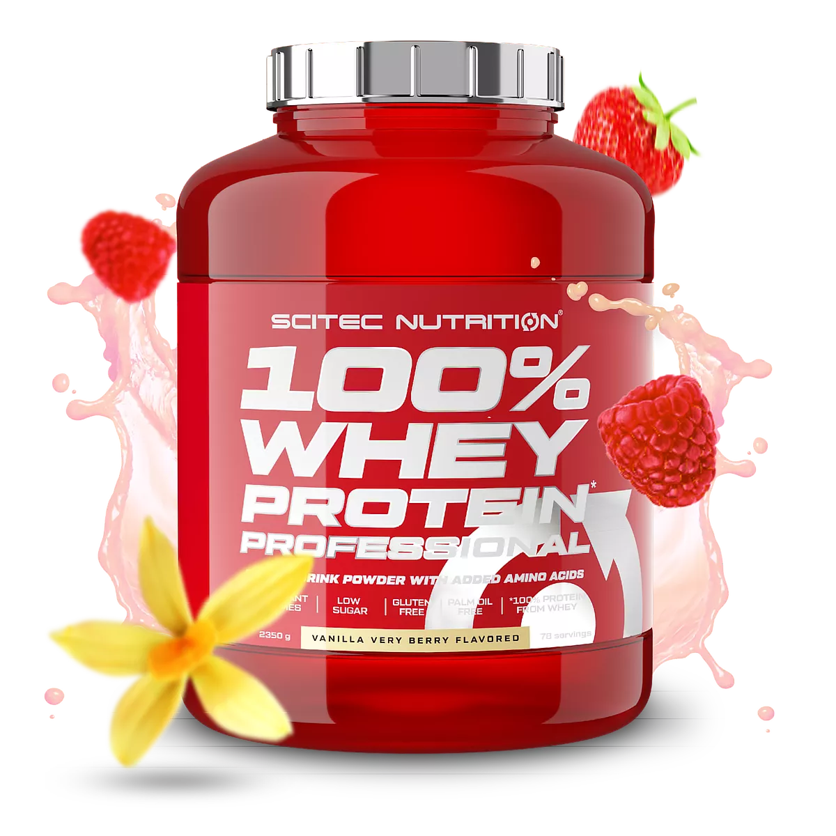 Scitec 100% Whey Professional 2350g – Evercastle Nutrition